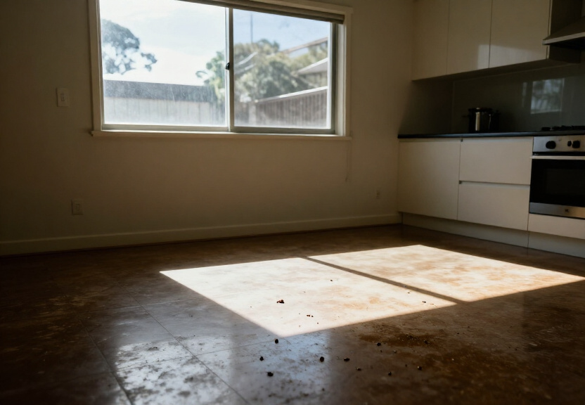 Rodent infestation in a Warwick Farm warehouse before treatment