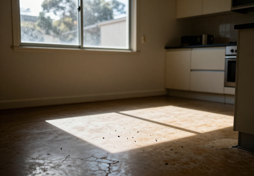 Insect problem in a Warwick Farm home before treatment